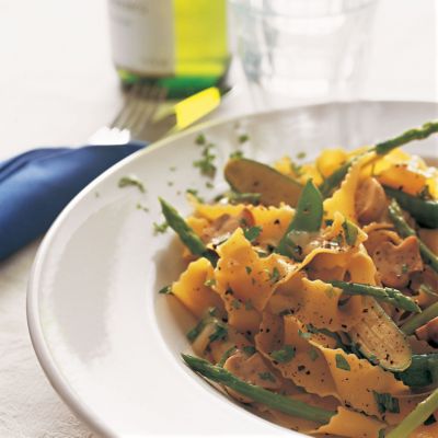 Summer Vegetable Fettuccine