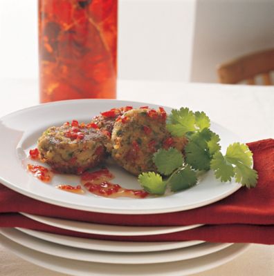 Prawn & Crab Cakes With Chilli Jam