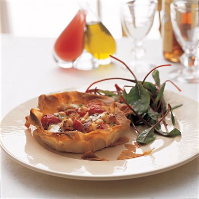 Goats' Cheese & Tomato Tarts