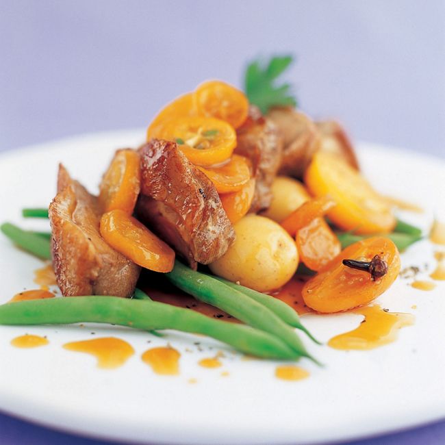 Duck With Kumquat Honey Sauce