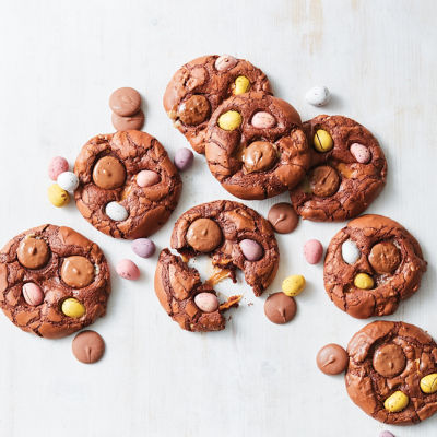 Double-Choc Easter Egg Brookies