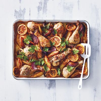 Chicken & Potato Traybake With Lemon and Dijon