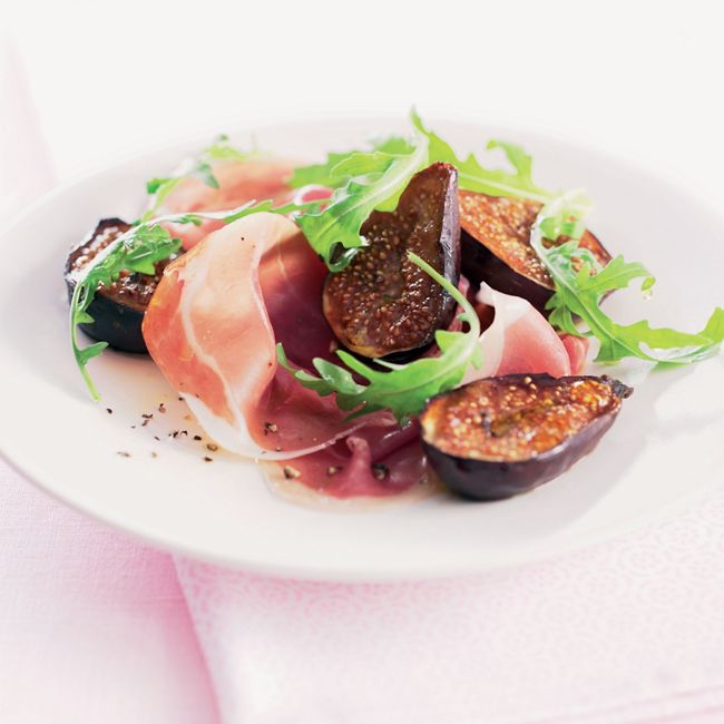 Balsamic Figs With Parma Ham