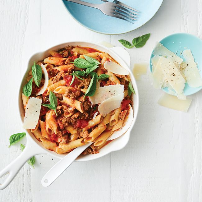 Speedy Sausage & Tomato Pasta
