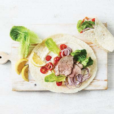 Garlic & Oregano Barbecued Lamb Gyros