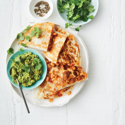 Easy Mexican-Inspired Baked Bean Quesadillas