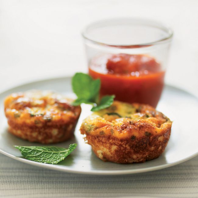 Zucchini & Mint Frittatas