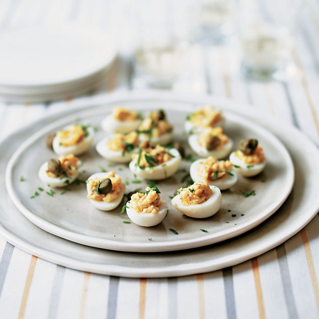 Anchovy-stuffed Eggs