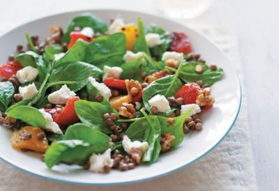 Lentil & Goats' Cheese Salad