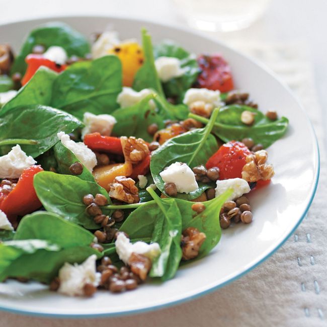 Lentil & Goat's Cheese Salad
