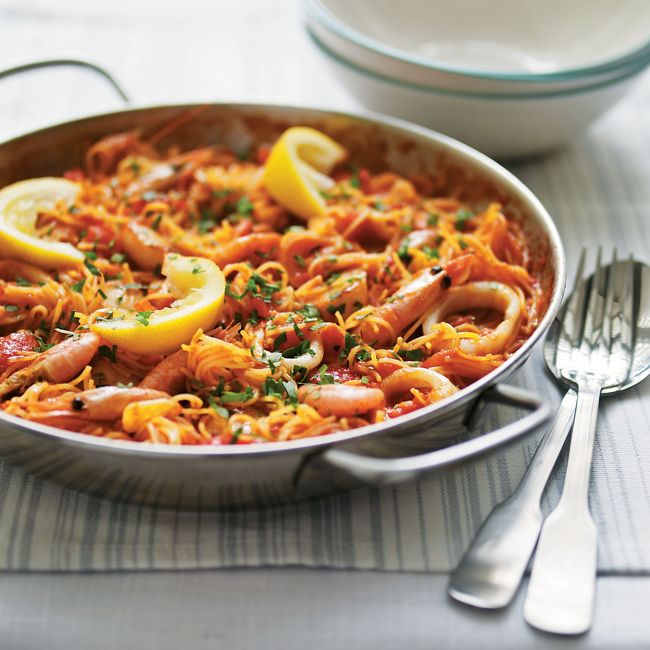 Catalan Seafood Pasta