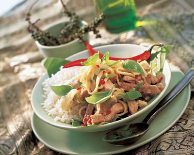 Pork With Chilli & Basil