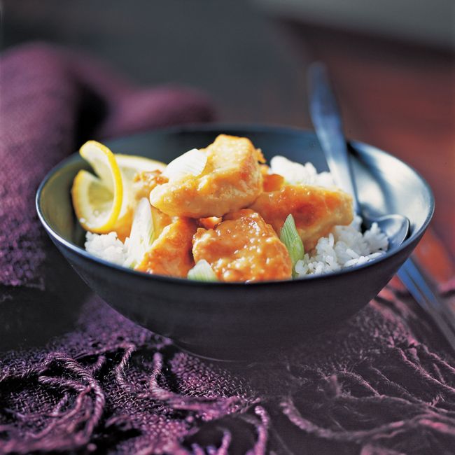 Lemon Chicken with Rice
