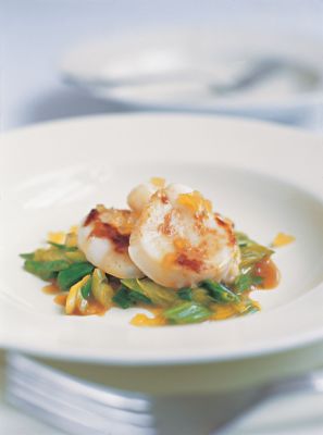 Scallops With Lemon & Ginger