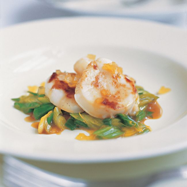 Scallops With Lemon & Ginger