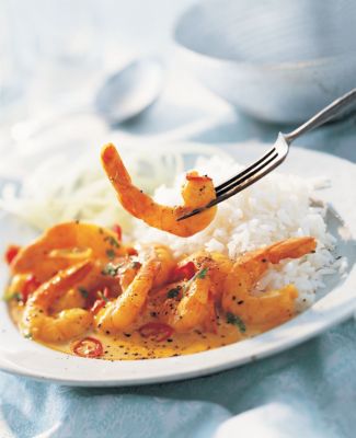 Thai Yellow Prawn Curry