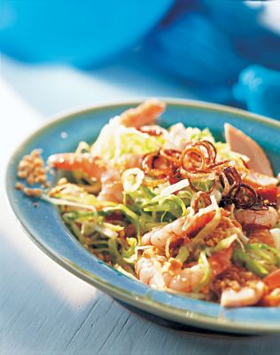Cabbage, Prawn & Pork Salad