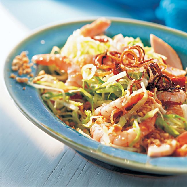 Cabbage, Prawn & Pork Salad