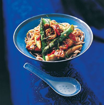 Spicy Tempeh & Vegetable Stir-fry