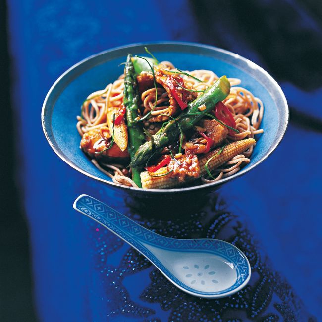 Spicy Tempeh & Vegetable Stir-fry
