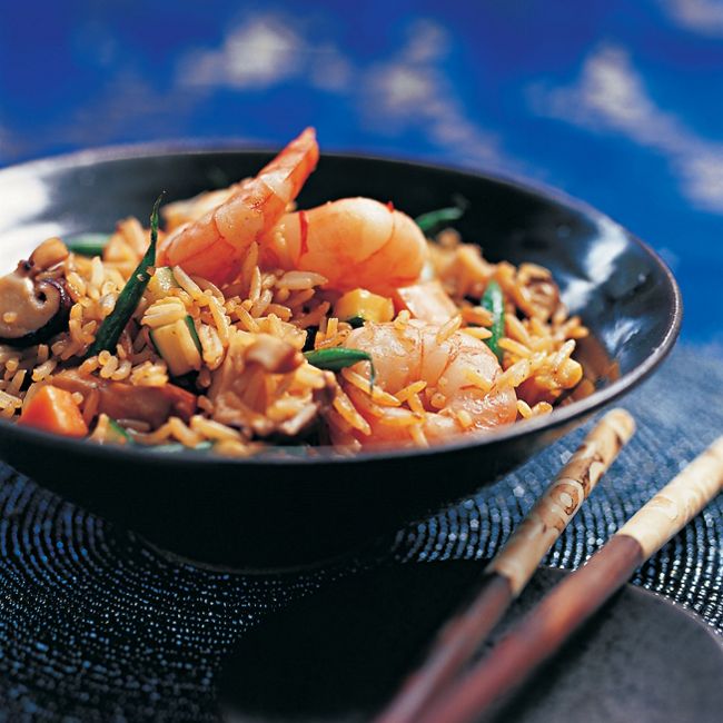 Prawn And Mushroom Fried Rice
