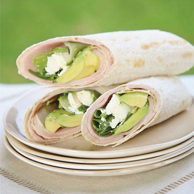 Ham & Avocado Lavash Rolls