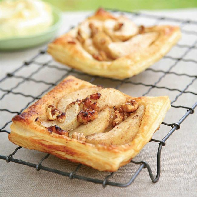 Pear & Walnut Tarts