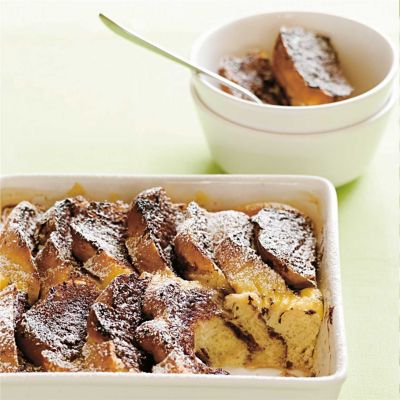 Chocolate Bread & Butter Pudding