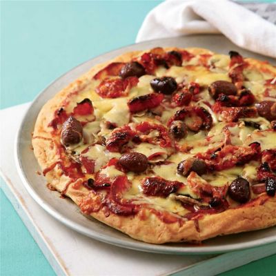 Pizza with Semi Dried Tomatoes