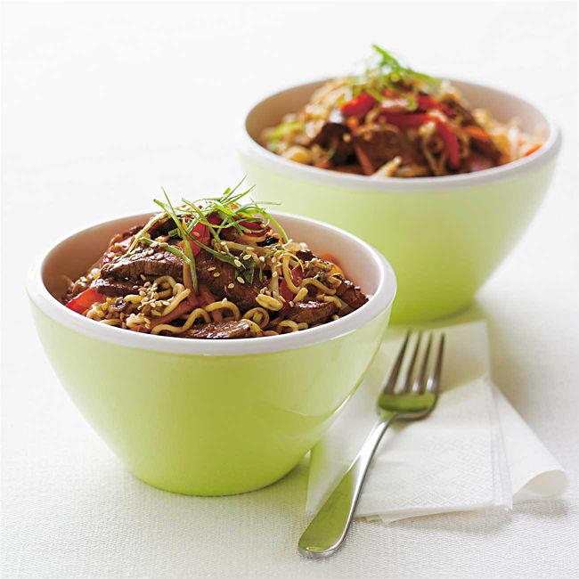 Teriyaki Beef with Noodles & Vegetables