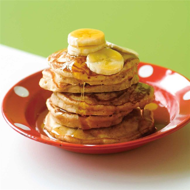 Banana Honey Pancakes