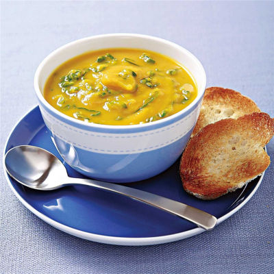 Pumpkin & Silverbeet Soup