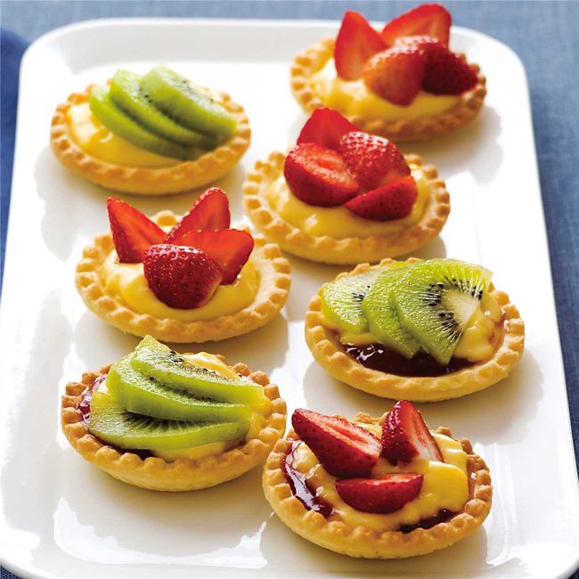 Fruit Custard Tarts