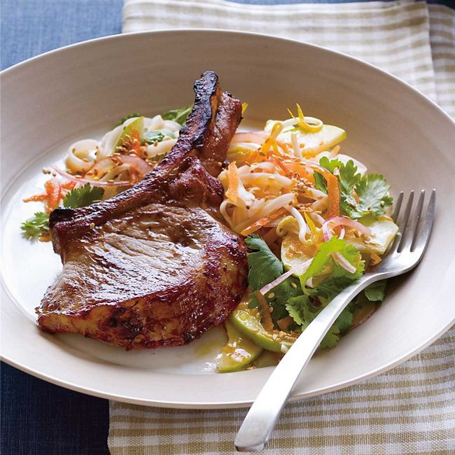 Oriental Roast Pork Chops