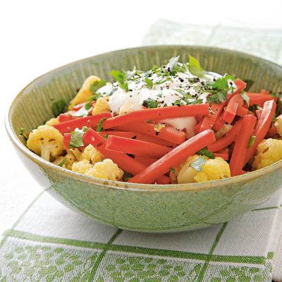 Spiced Carrots & Cauliflower