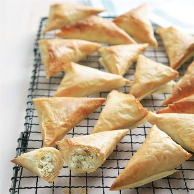 Feta, Herb & Pine Nut Triangles
