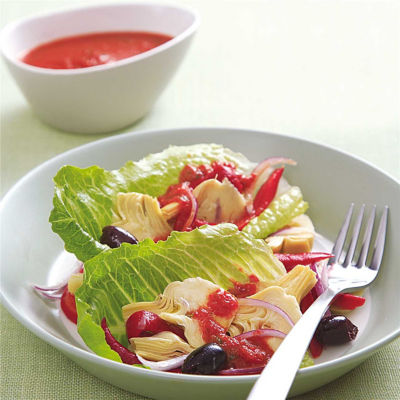 Globe Artichoke & Roasted Capsicum Salad