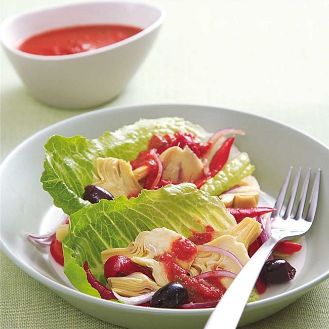 Globe Artichoke & Roasted Capsicum Salad