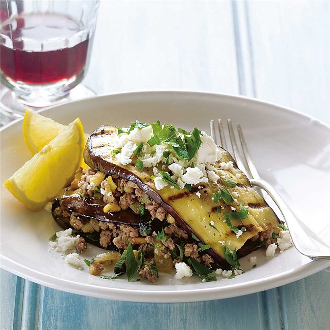 Lamb & Eggplant Stack