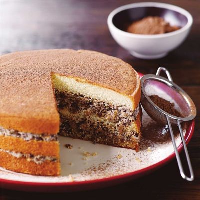 Layered Zuccotto Cake
