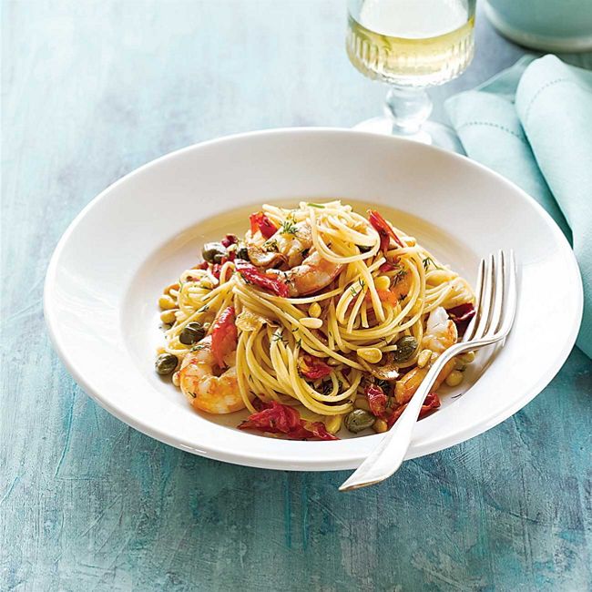 Prawn & Sun Dried Tomato Pasta