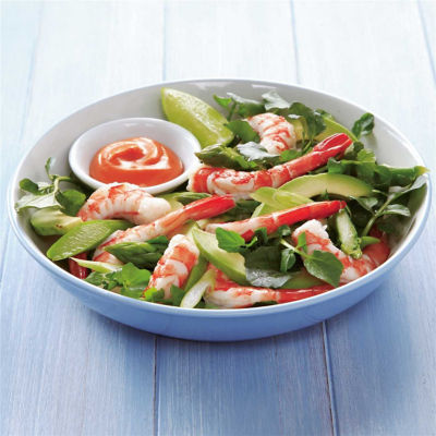 Prawn Salad with Seafood Sauce