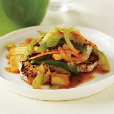 Pork with Sweet & Sour Vegetables