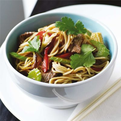 Shredded Beef with Hoisin Sauce & Vegies