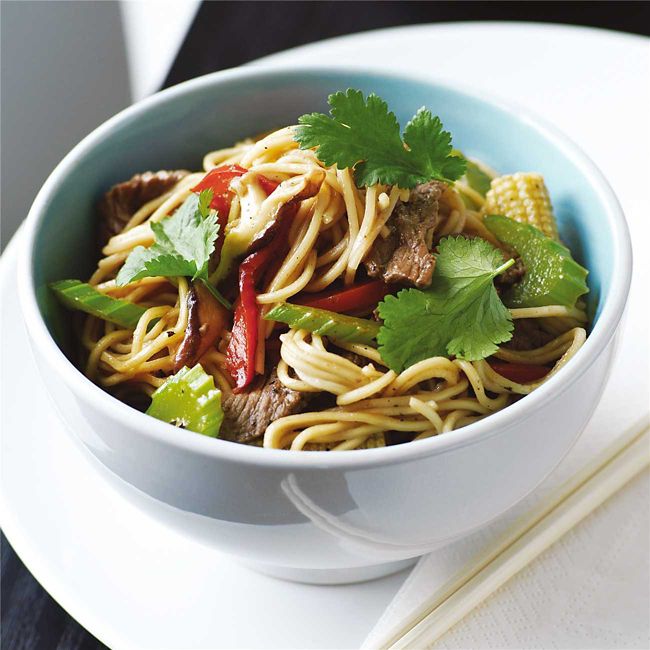 Shredded Beef with Hoisin Sauce & Veggies