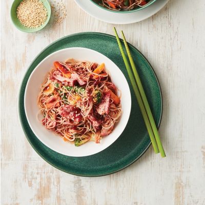 Quick Char Siu & Noodle Stir-Fry