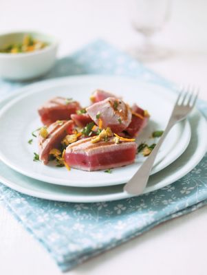 Olive & Orange Seared Tuna