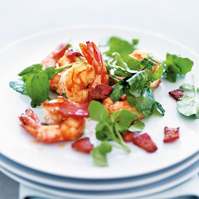 Tiger Prawns With Pancetta