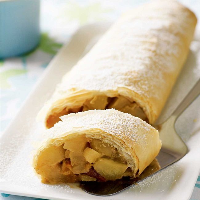 Apple & Custard Strudel