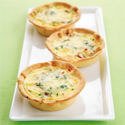Ham & Mushroom Quiches